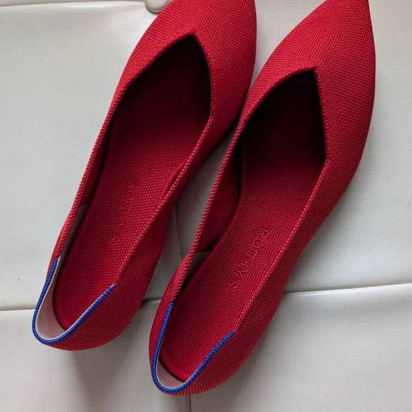 NWT Rothy's Women The Point II Size 11 Lollipop Red - Picture 2 of 5